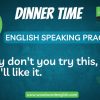 Dinner time phrases and sentences - Learn English Speaking with Woodward English