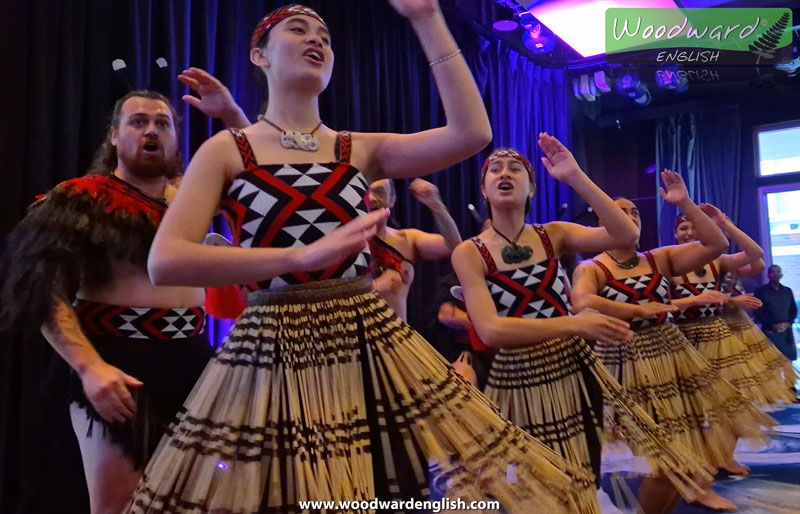 Maori performance at NZCreatorCon in Auckland, New Zealand